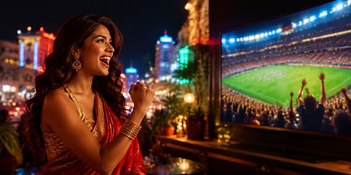 Professional casino dealer engaging players in an Indian live casino