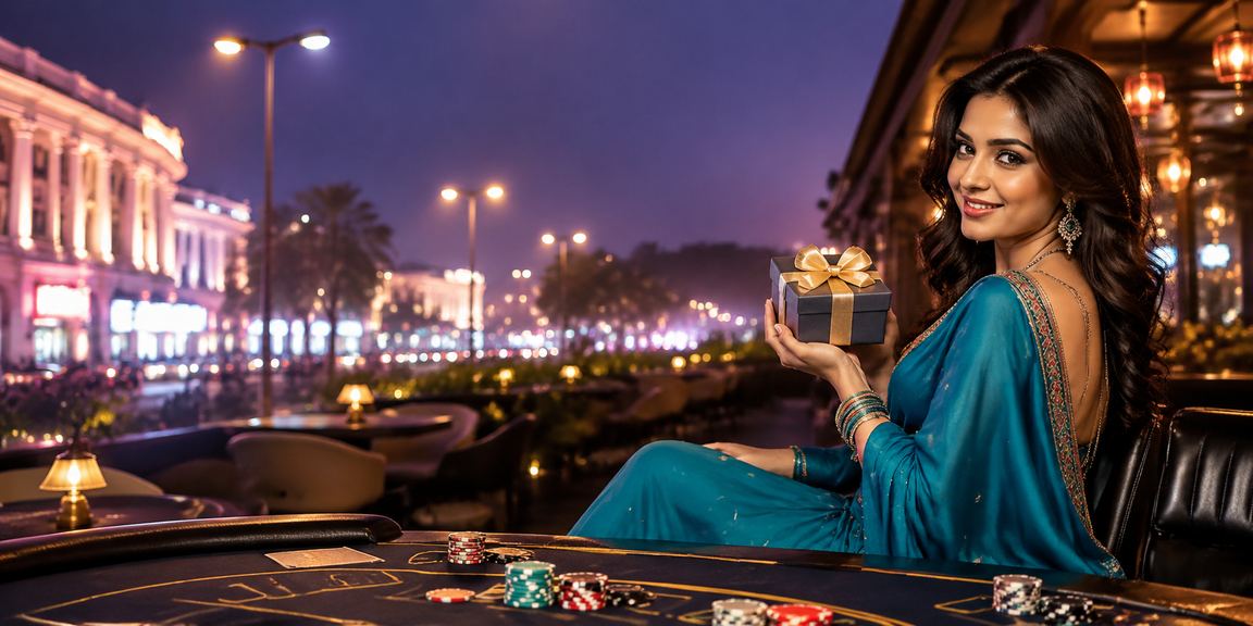 Young Indian player enjoying Teen Patti on mobile during travel